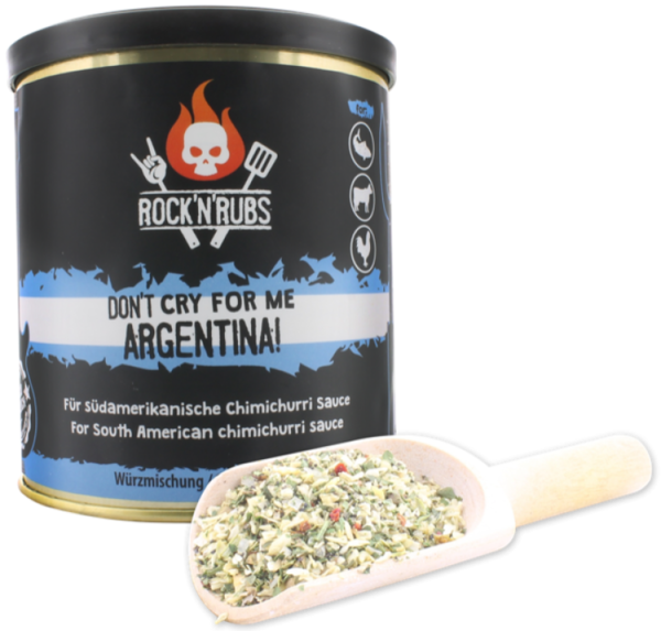 ROCK 'N' RUBS - DON'T CRY FOR ME ARGENTINA - 100g